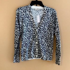NWT Loft multi color leopard print sweater, XS